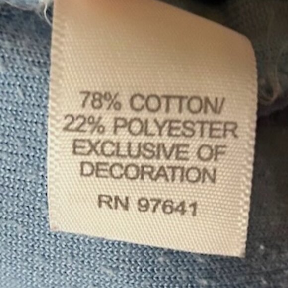 J Jill blue velour lace trim button up cardigan - Picture 7 of 10